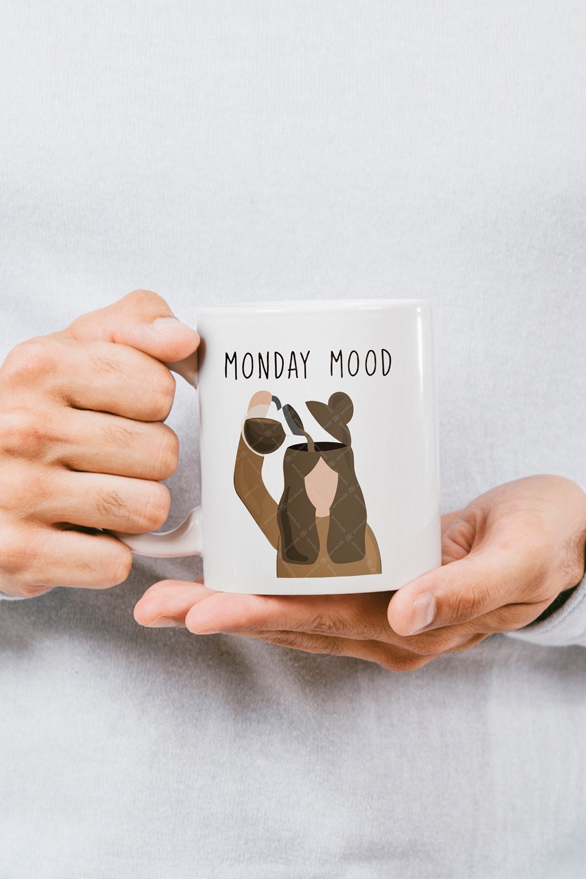 "monday Mood" Baskılı Kupa Bardak