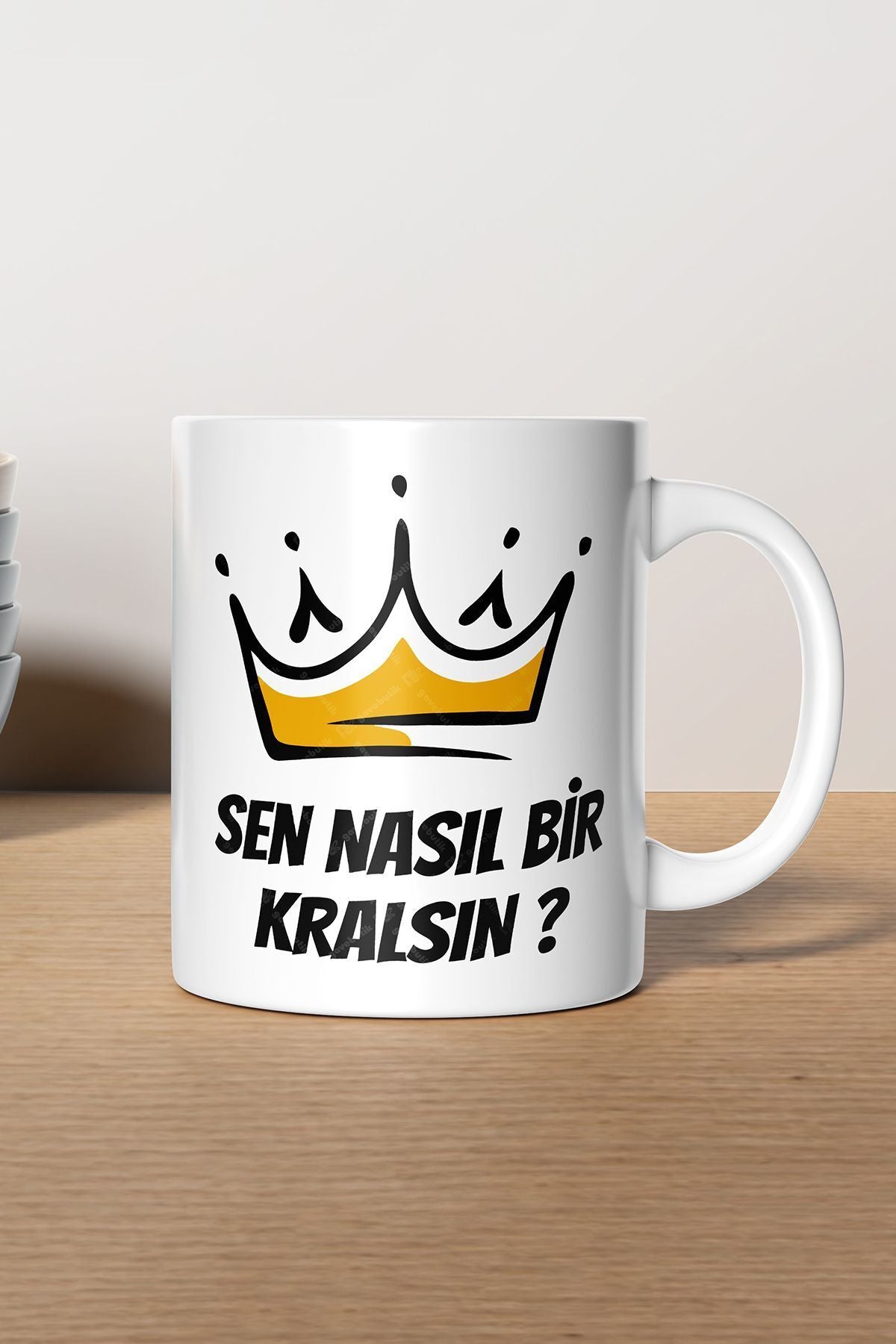 "sen Nasıl Bi Kralsın" Baskılı Kupa Bardak