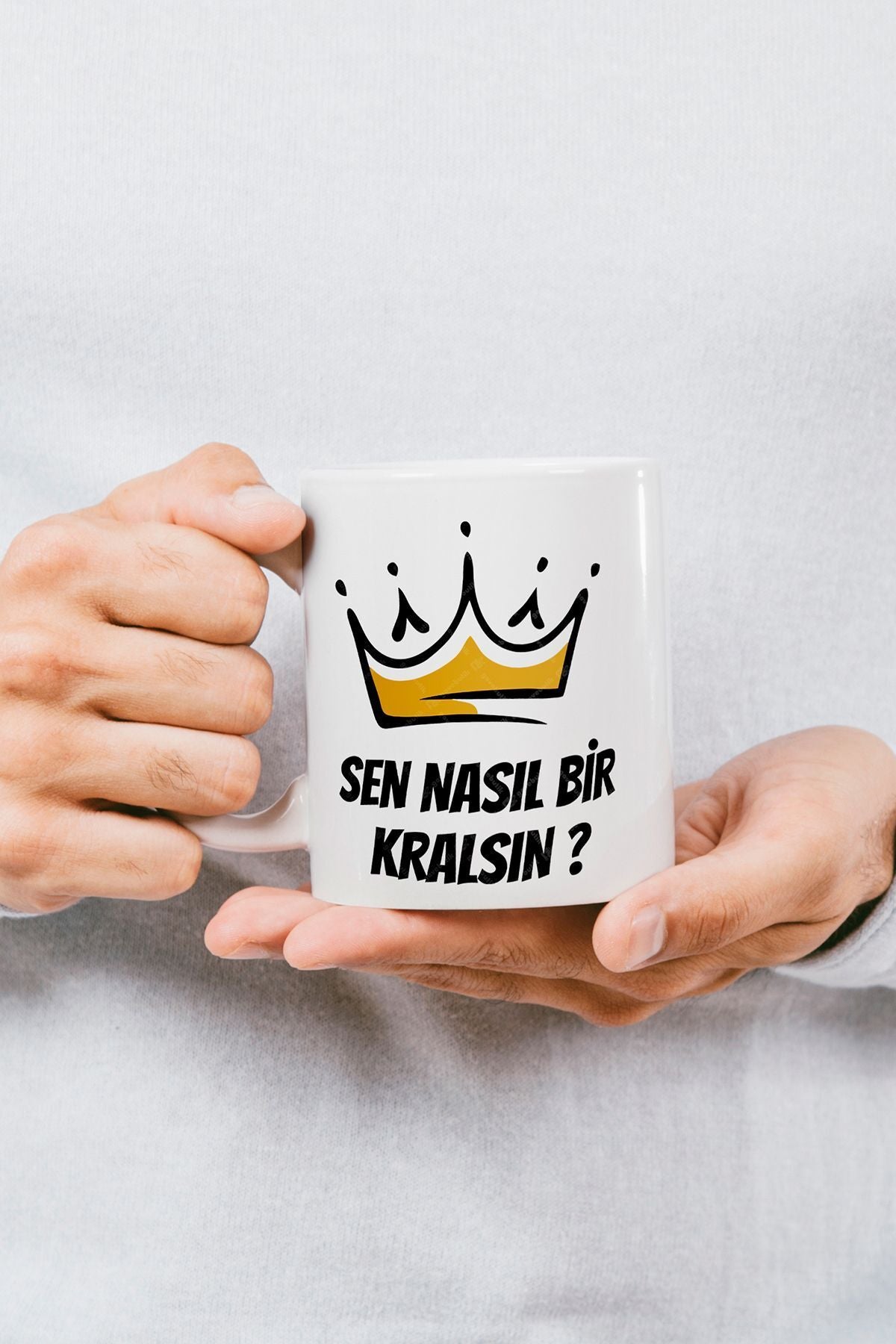 "sen Nasıl Bi Kralsın" Baskılı Kupa Bardak