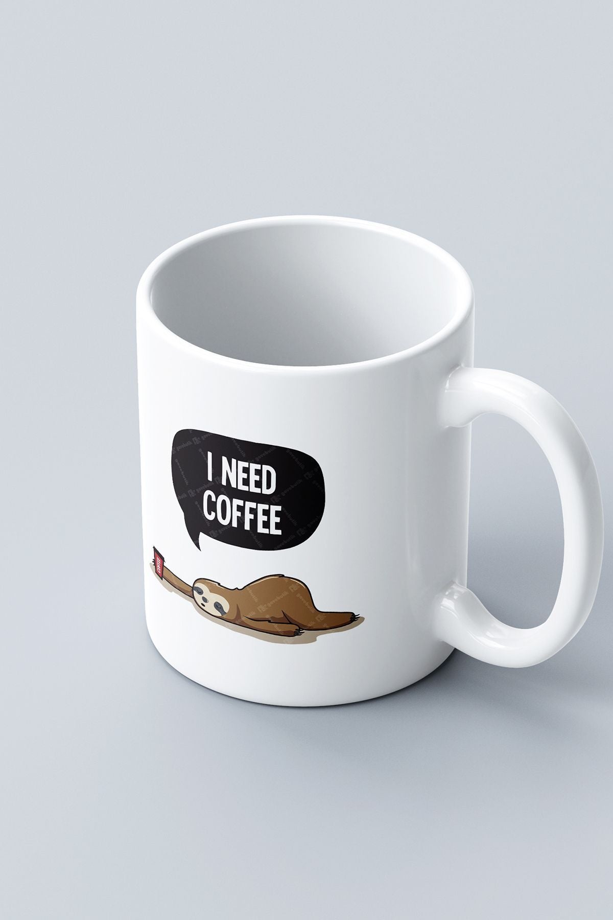 "ı Need Coffee" Baskılı Kupa Bardak