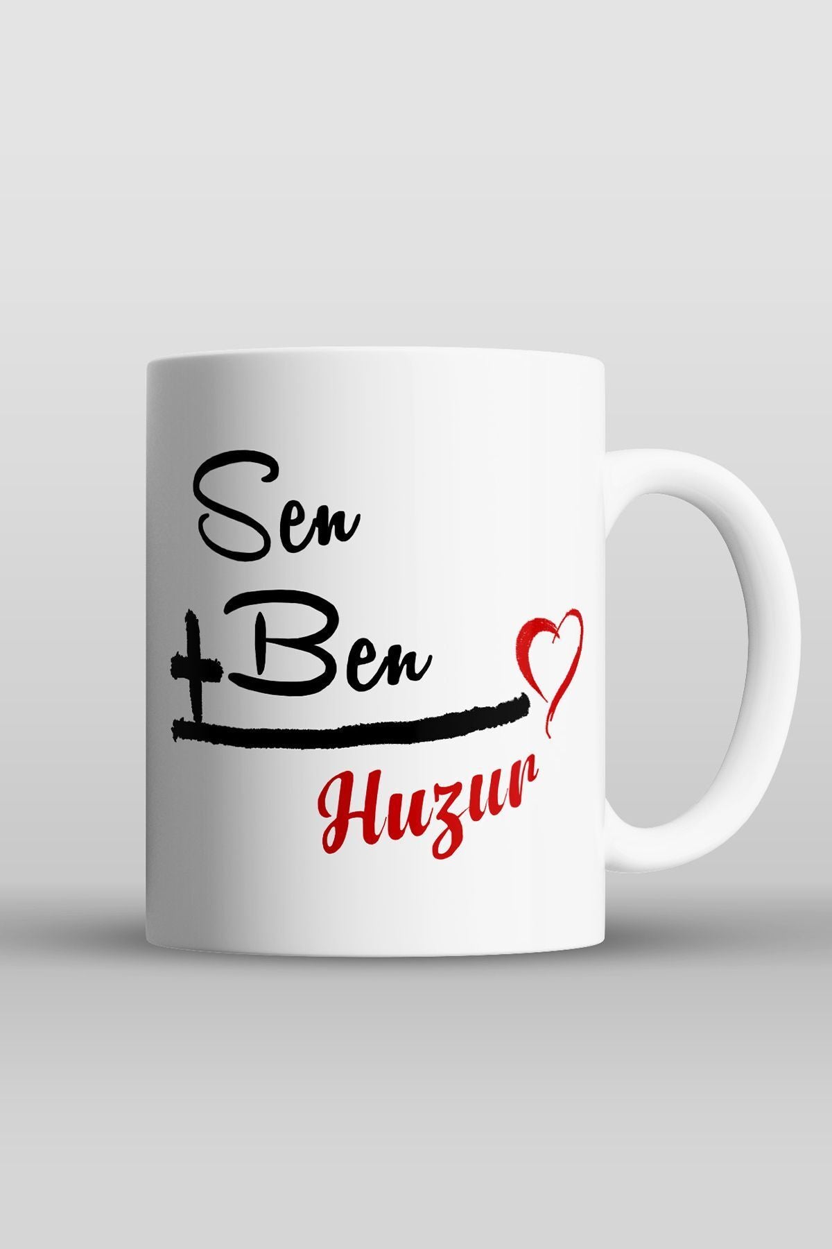 "sen Ben = Huzur" Baskılı Kupa Bardak