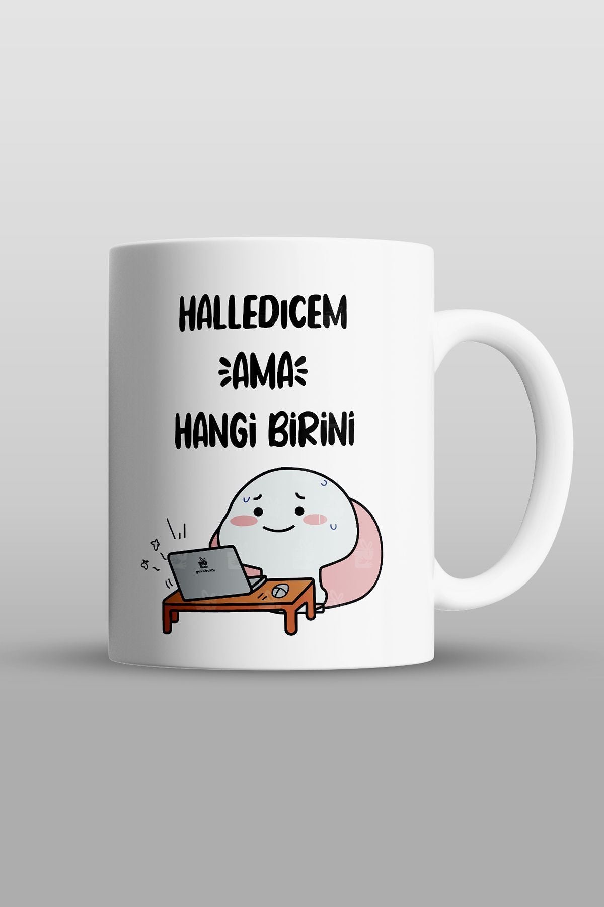 "halledicem Ama Hangi Birini" Baskılı Kupa Bardak