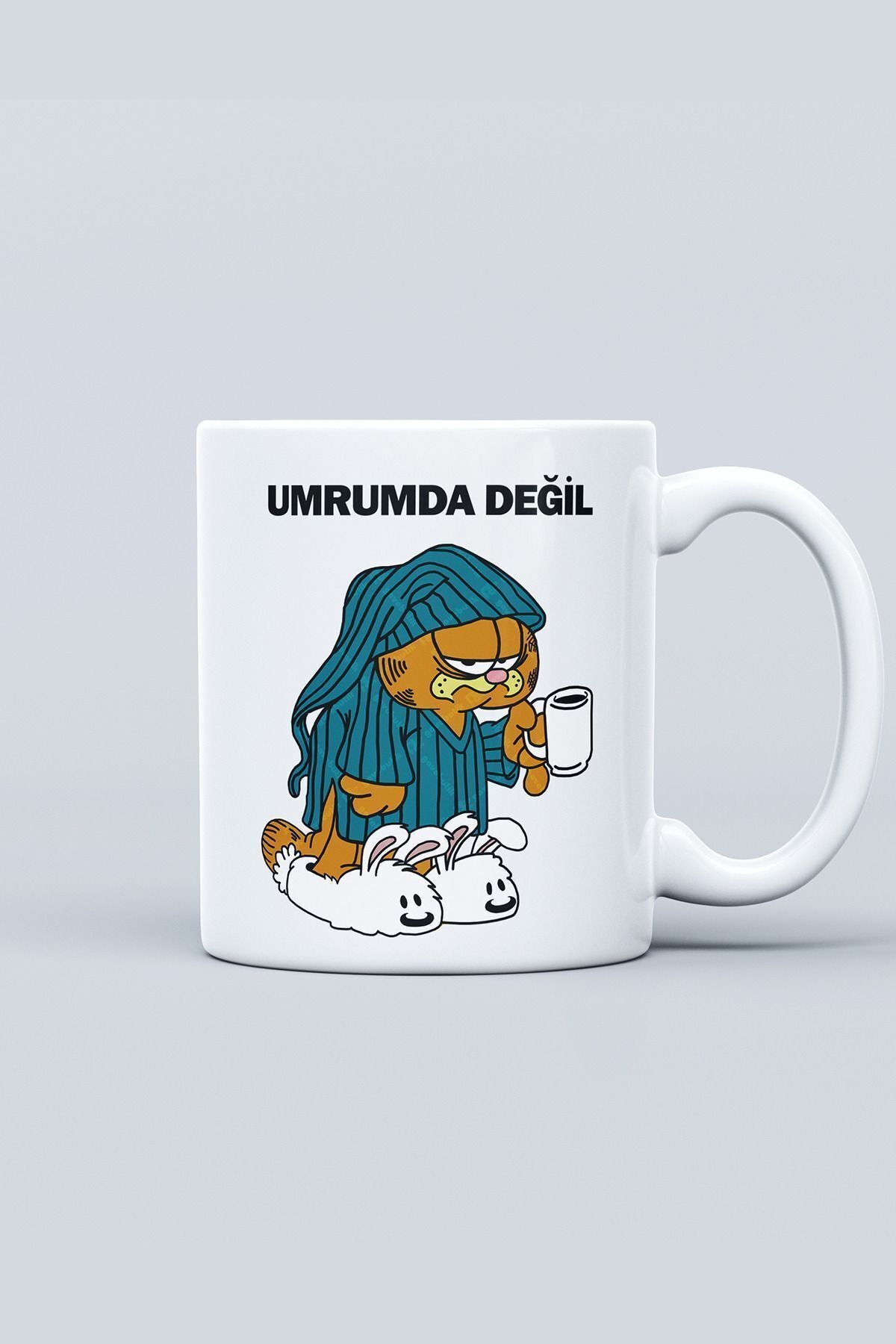 Umrumda Değil Garfield Baskılı Kupa Bardak