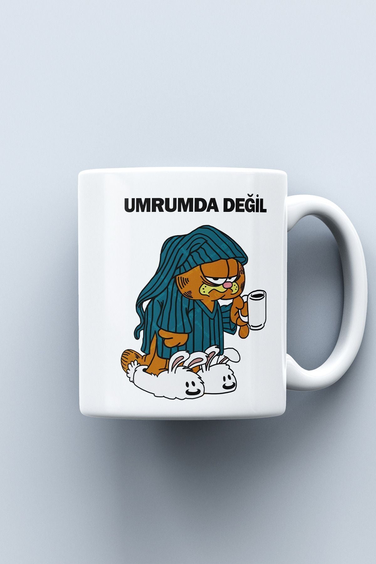 Umrumda Değil Garfield Baskılı Kupa Bardak