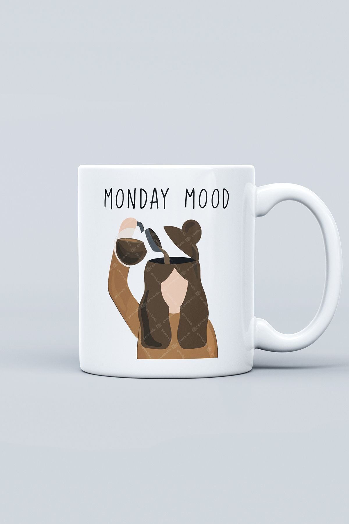 "monday Mood" Baskılı Kupa Bardak