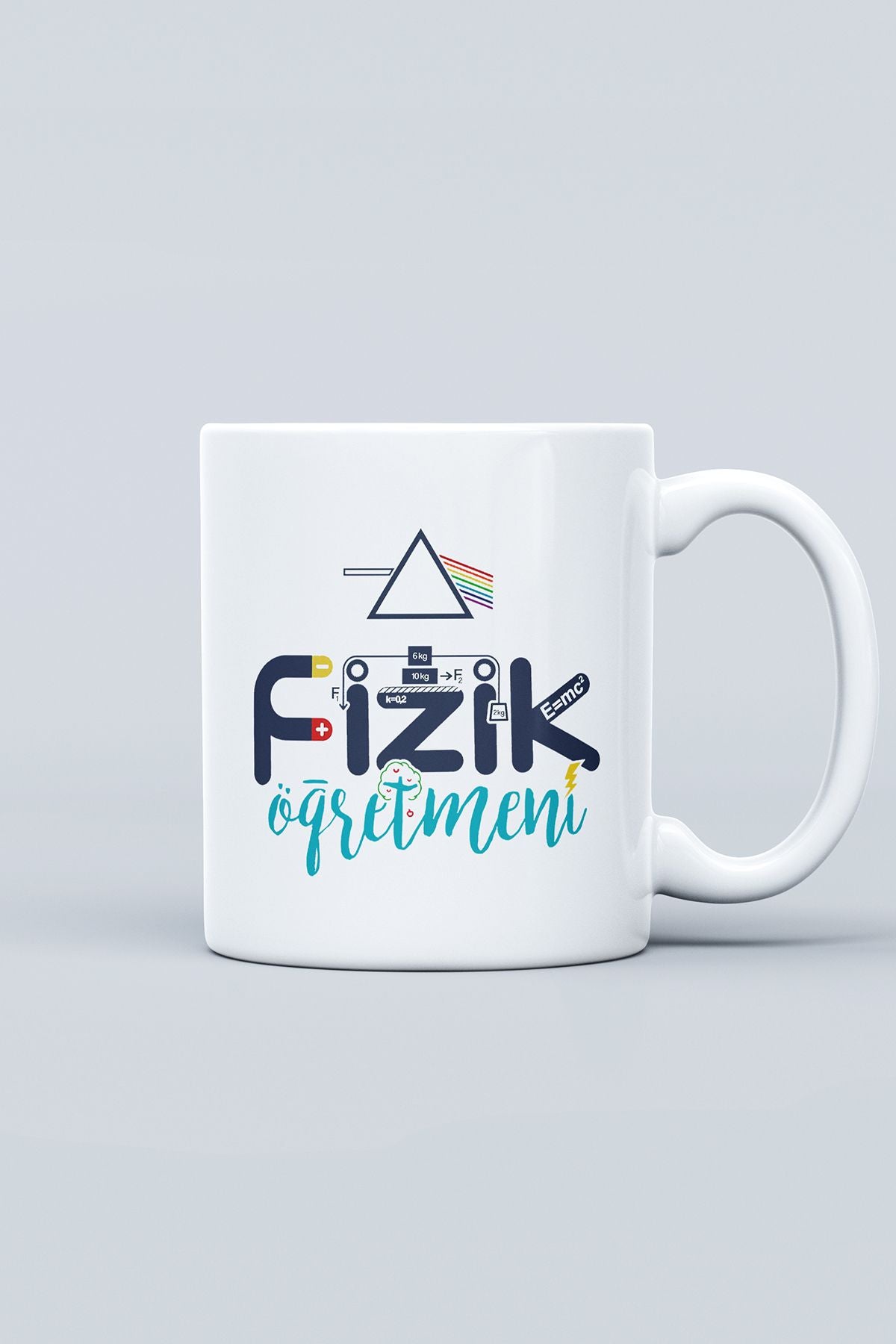 "fizik Öğretmeni" Baskılı Öğretmenler Gününe Özel Hediyelik Kupa Bardak