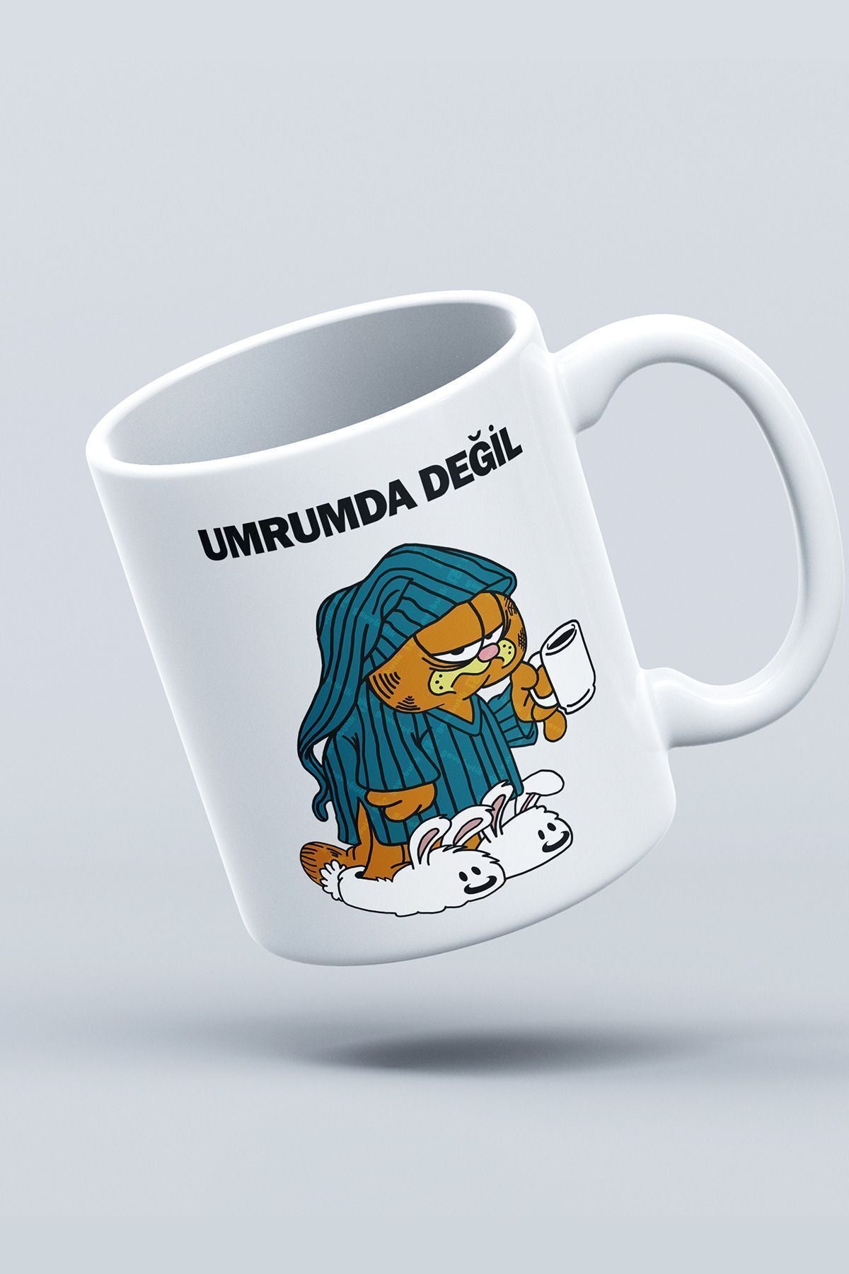 Umrumda Değil Garfield Baskılı Kupa Bardak