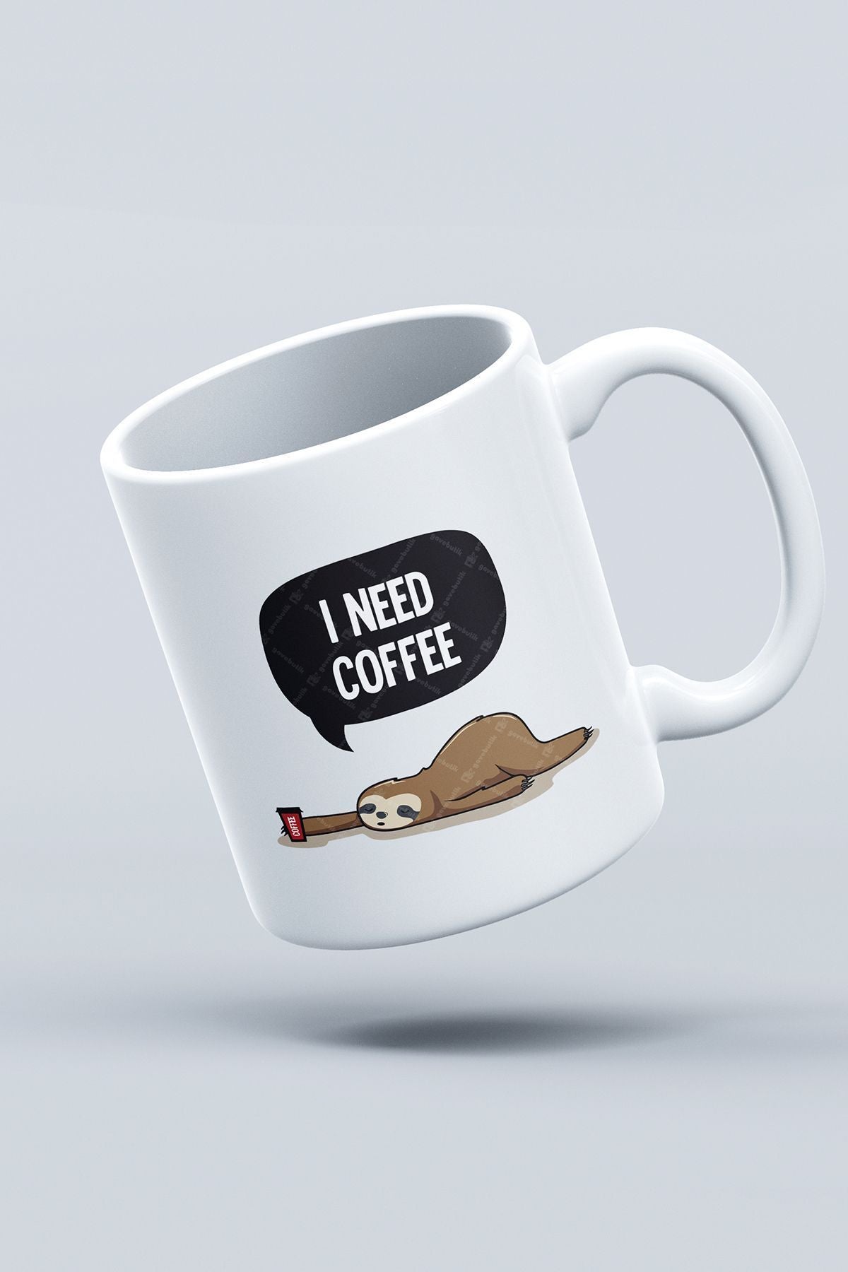 "ı Need Coffee" Baskılı Kupa Bardak