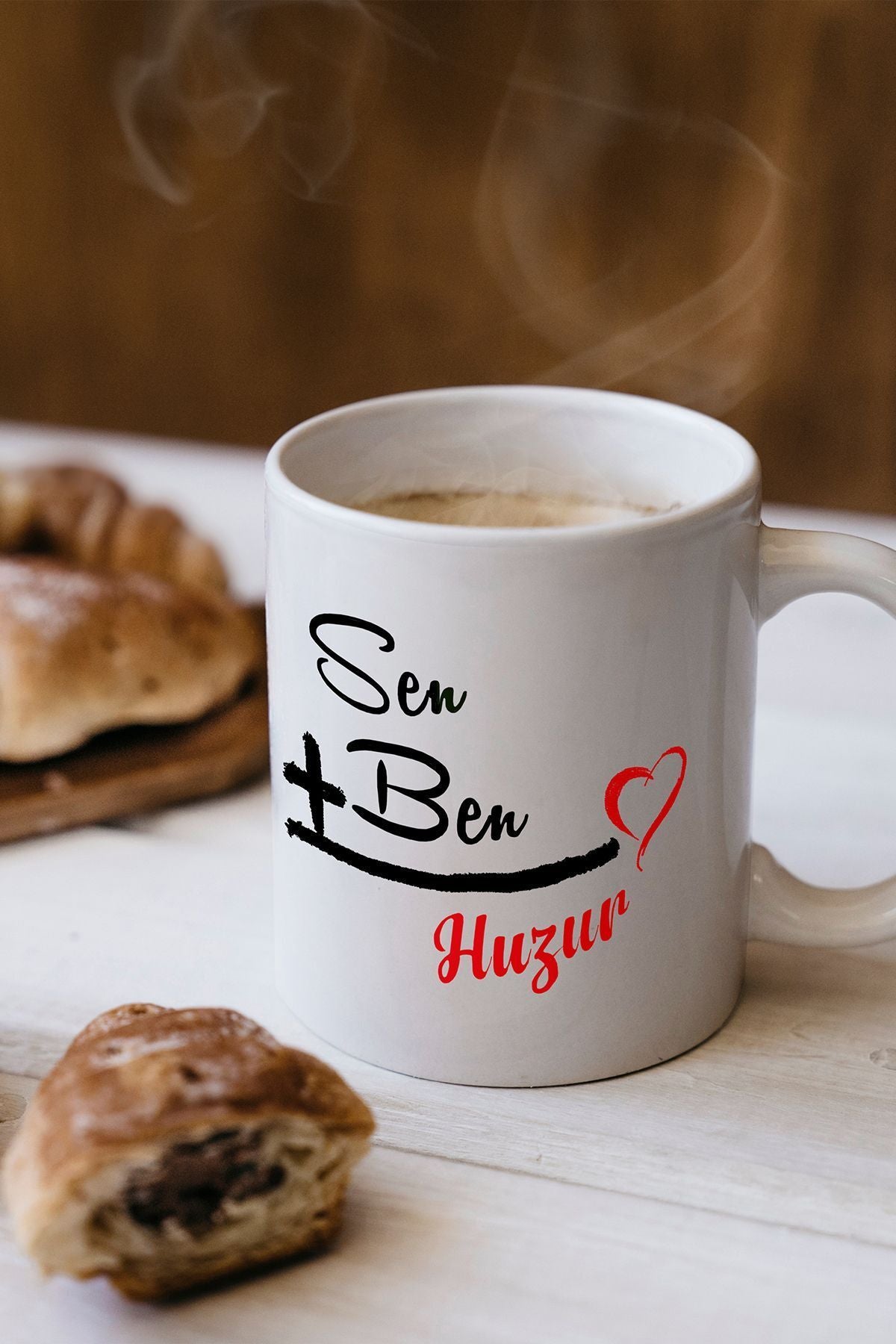 "sen Ben = Huzur" Baskılı Kupa Bardak