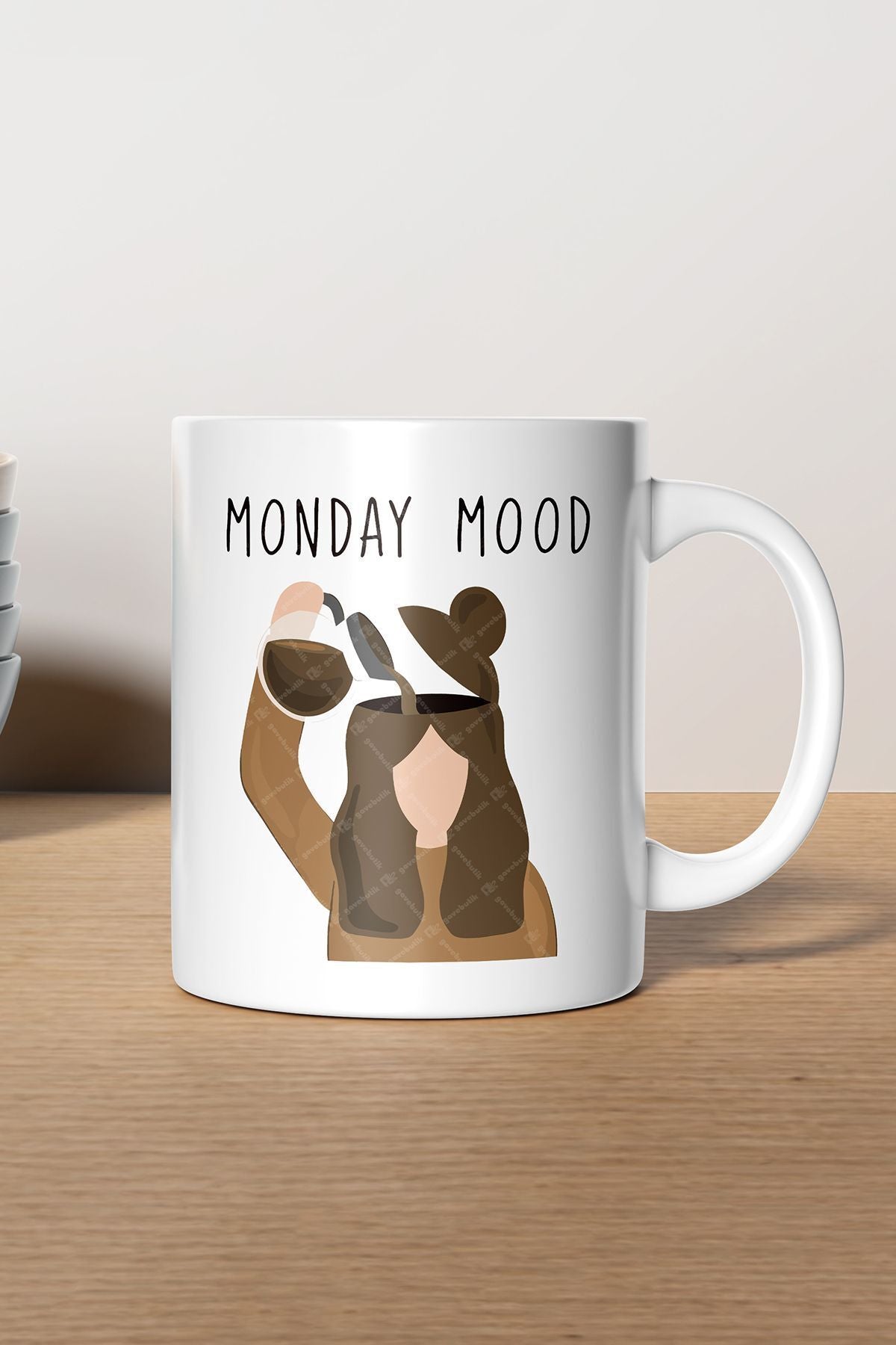 "monday Mood" Baskılı Kupa Bardak