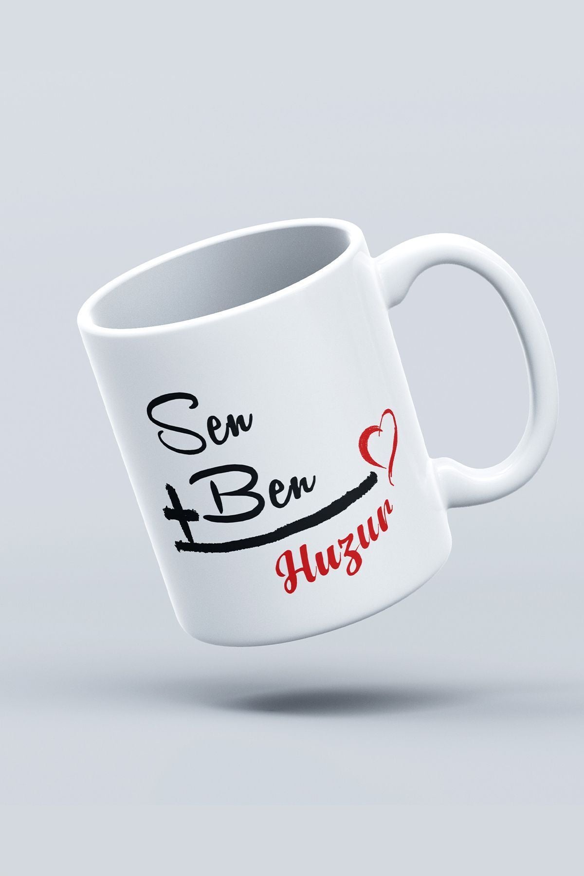 "sen Ben = Huzur" Baskılı Kupa Bardak