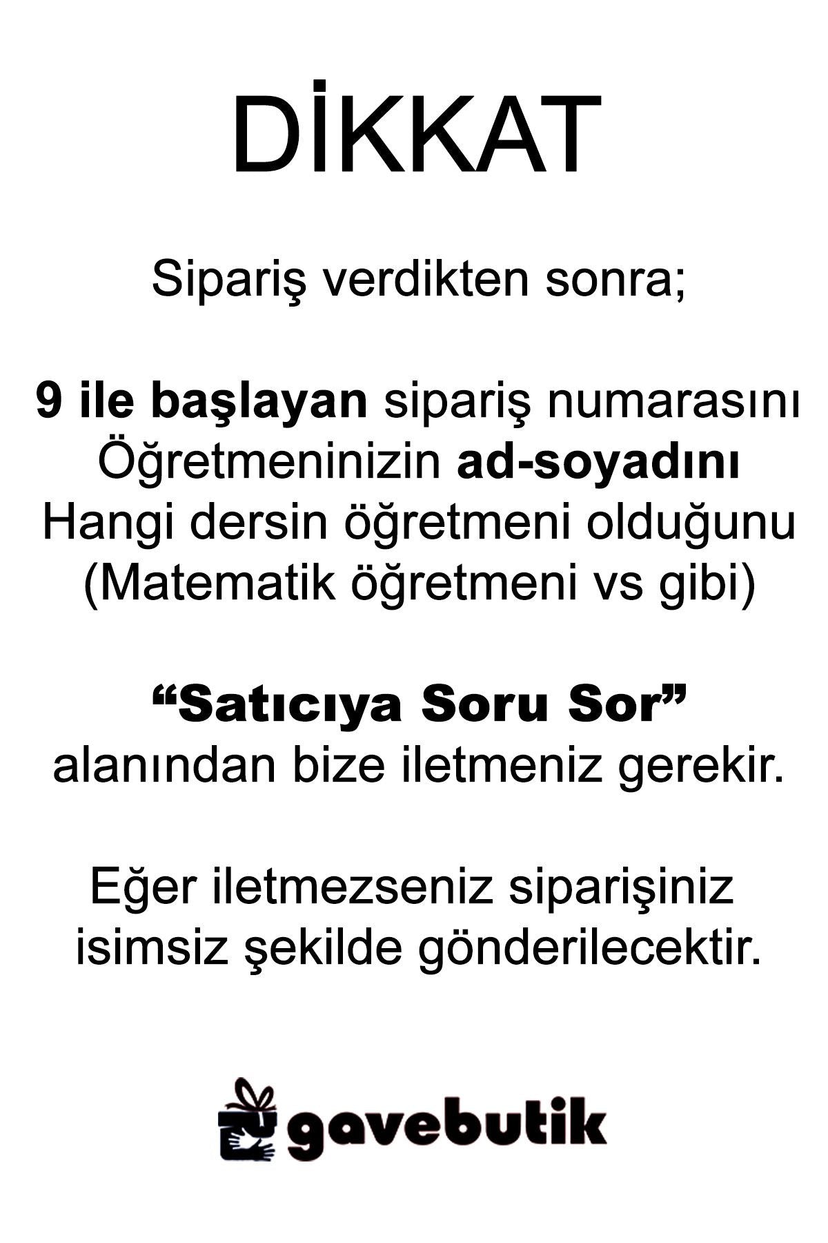 Kişiye Özel Tasarım Öğretmenler Günü Hediyesi Kupa Bardak