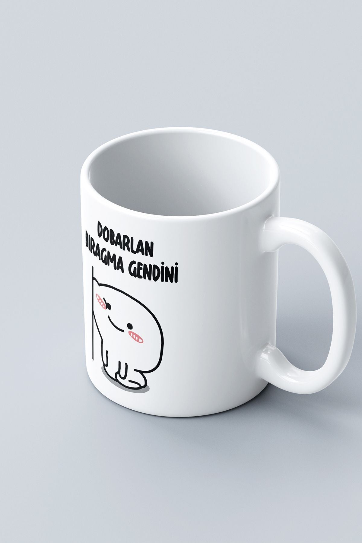 Dobarlan Bıragma Gendini Baskılı Kupa Bardak